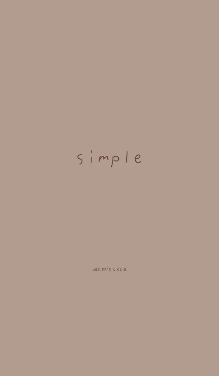 o89_15_ベージュ3 ブラウン2-9のLINE着せ替え