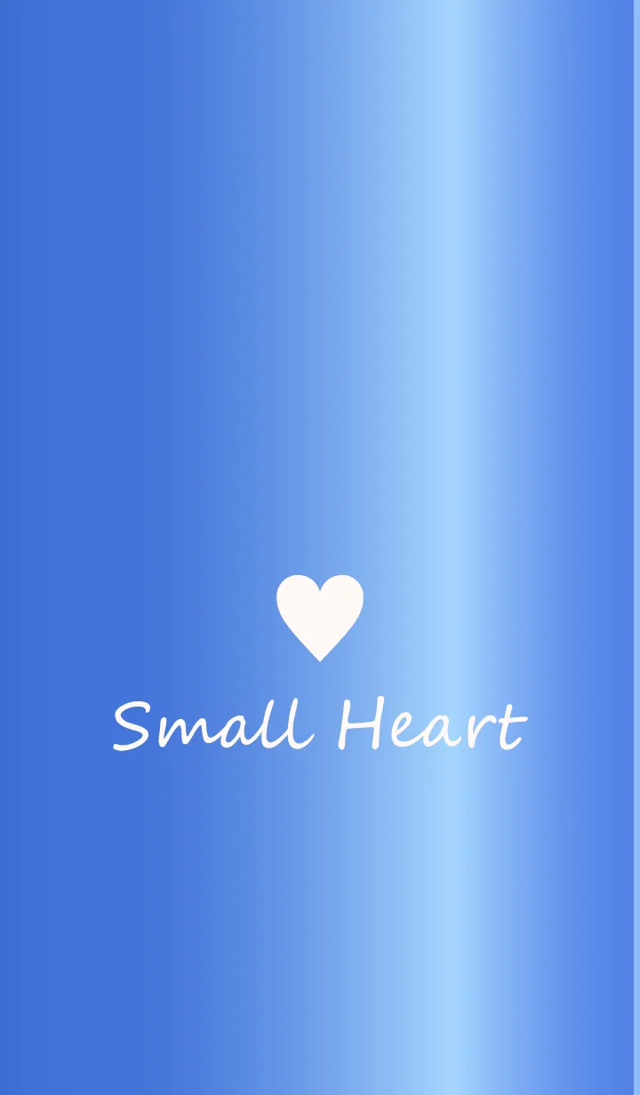 [LINE着せ替え] Small Heart *GlossyBlue 10*の画像1