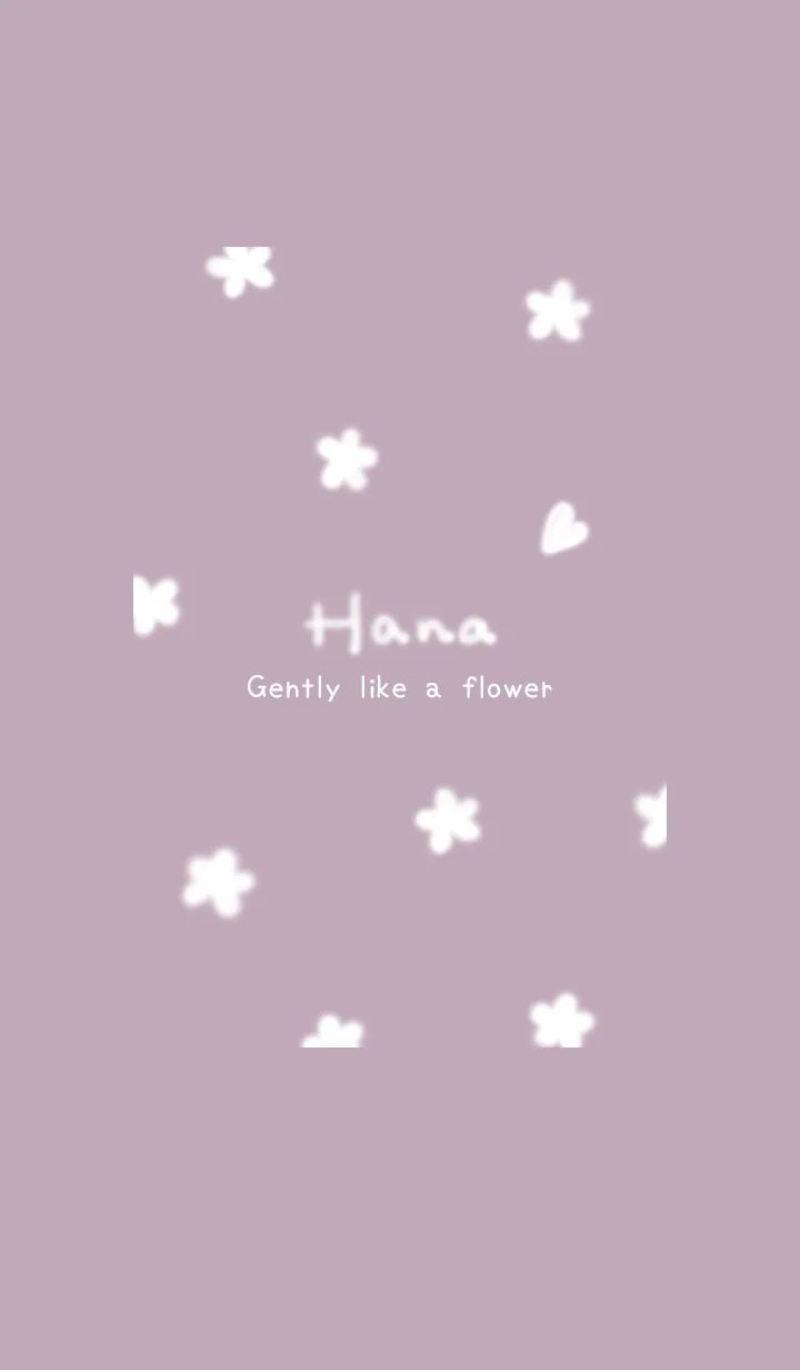 [LINE着せ替え] ～Hana♥パープルグレー22_1～の画像1