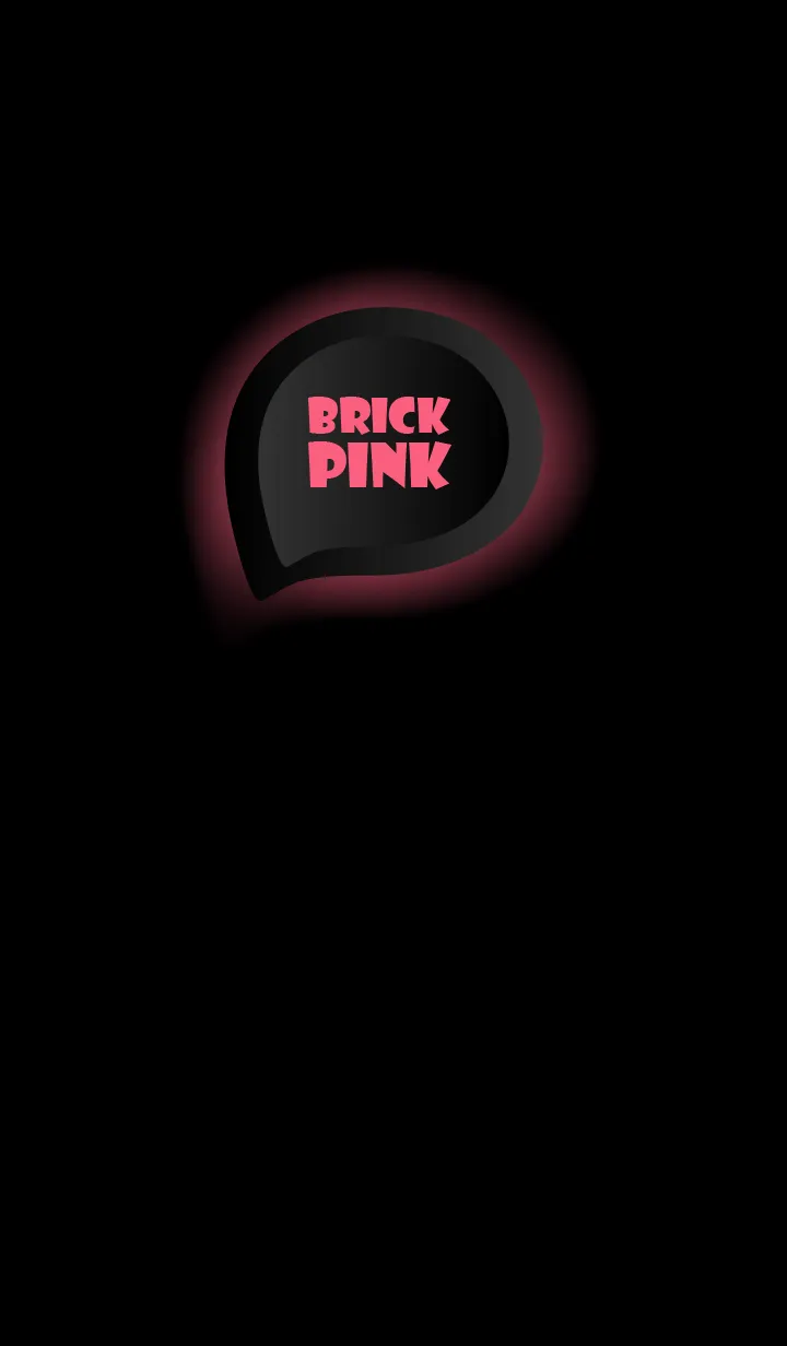 [LINE着せ替え] Brick Pink With Black Theme (JP)の画像1