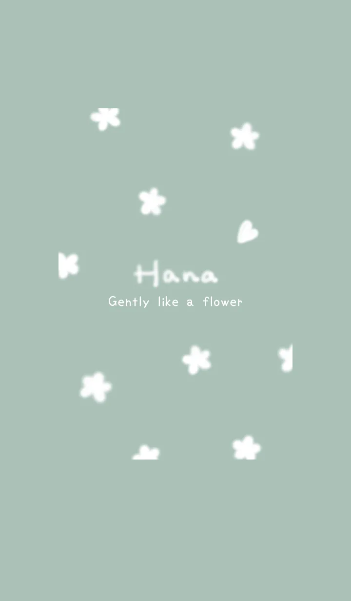 [LINE着せ替え] ～Hana♥ブルーグリーン26_1～の画像1