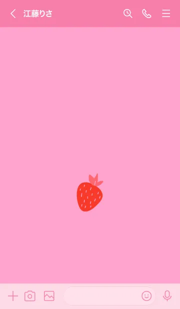 [LINE着せ替え] ミニ ストロベリー 39の画像3