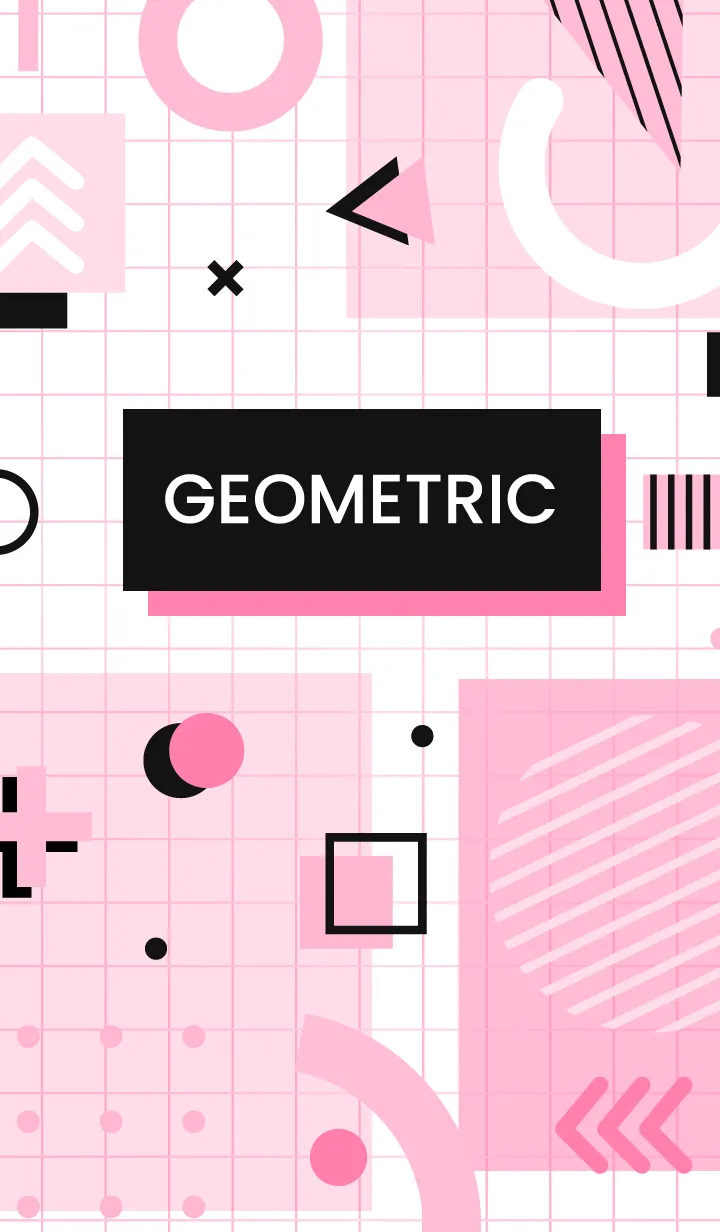 [LINE着せ替え] Line Flat Geometric 2.3の画像1