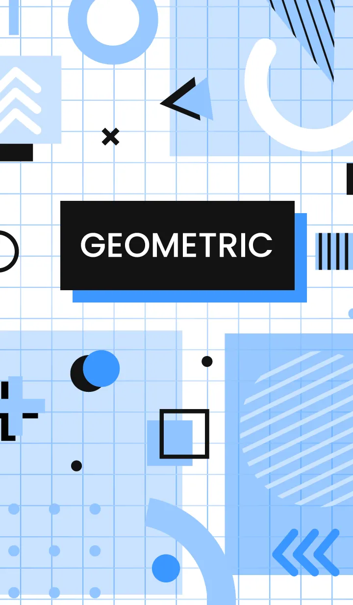 [LINE着せ替え] Line Flat Geometric 2.5の画像1