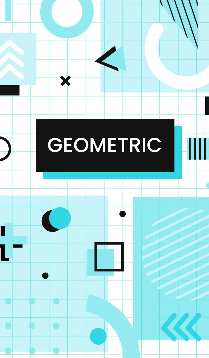 [LINE着せ替え] Line Flat Geometric 2.6の画像1