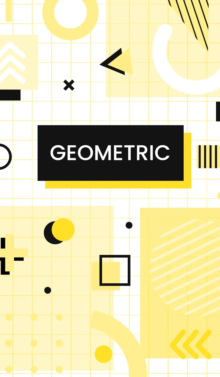 [LINE着せ替え] Line Flat Geometric 2.7の画像1