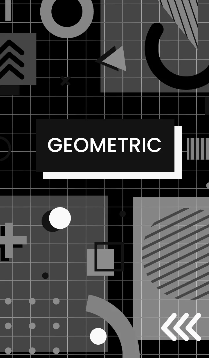 [LINE着せ替え] Line Flat Geometric 2.8の画像1