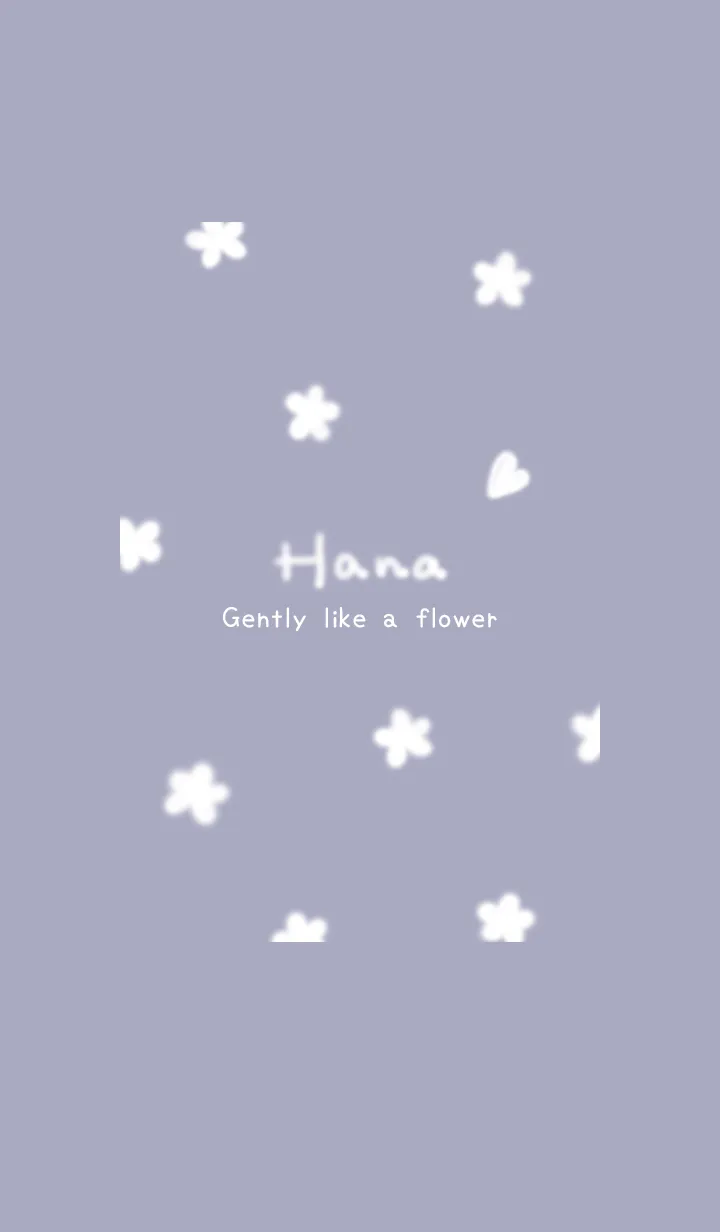 [LINE着せ替え] ～Hana♥パープル28_1～の画像1