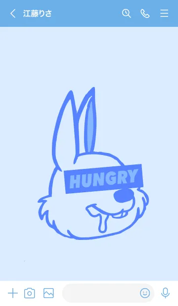 [LINE着せ替え] ハングリー ラビット 94の画像3