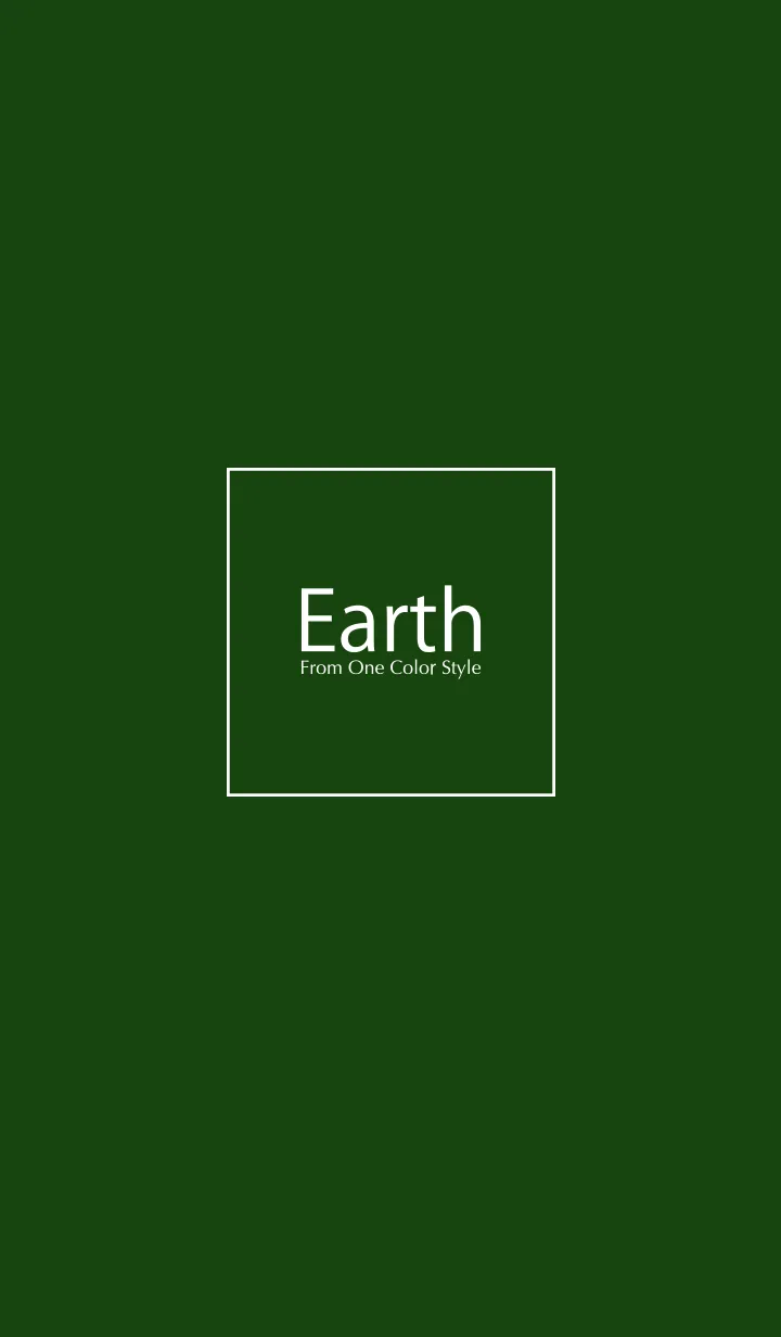 [LINE着せ替え] Earth／アースディープグリーンの画像1