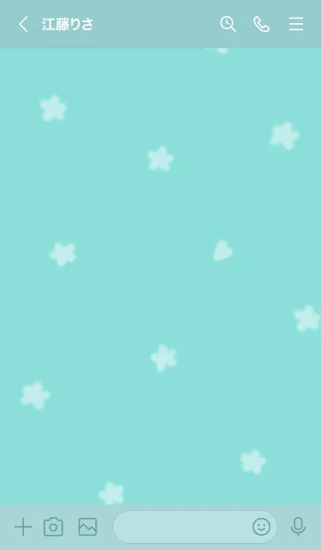 [LINE着せ替え] ～Hana♥ミント41_1～の画像3