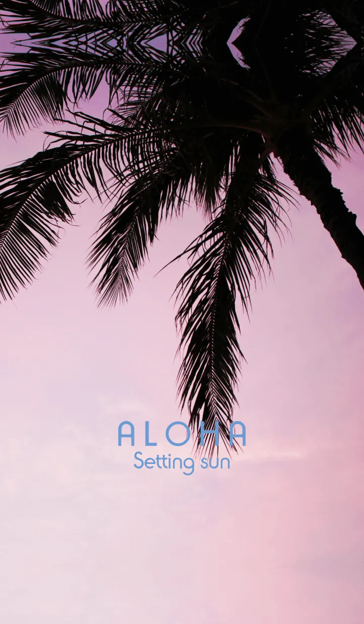 [LINE着せ替え] ALOHA Setting sun..6の画像1