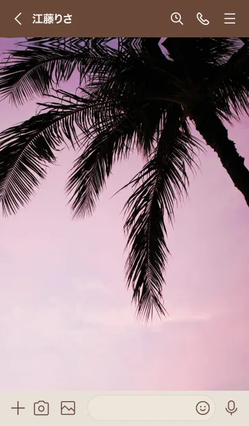 [LINE着せ替え] ALOHA Setting sun..6の画像3