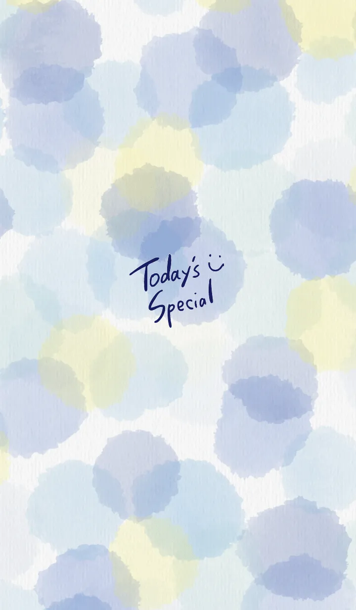 [LINE着せ替え] 水彩水玉 Special6の画像1