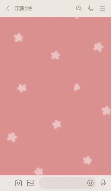 [LINE着せ替え] ～Hana♥ピンク29_1～の画像3