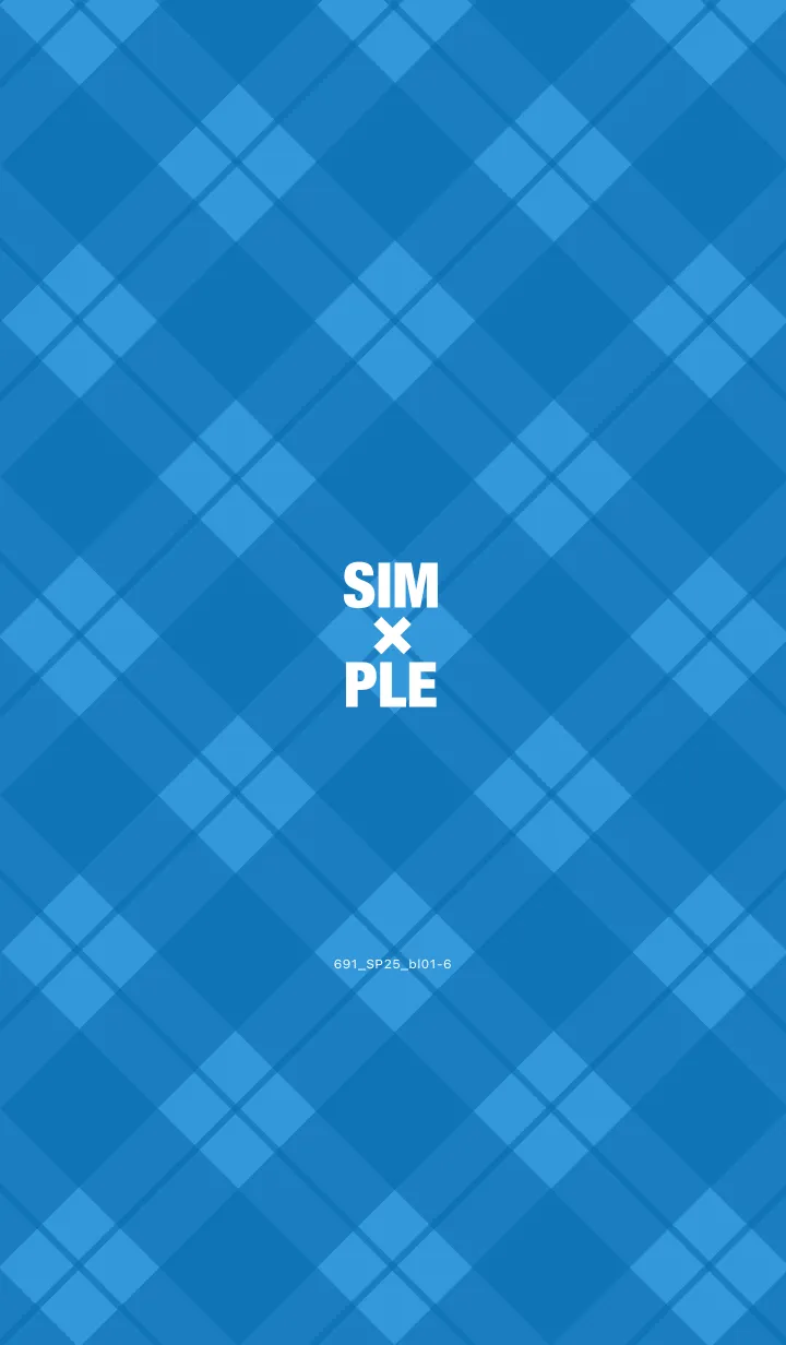 [LINE着せ替え] 691.25_ブルー1-6の画像1