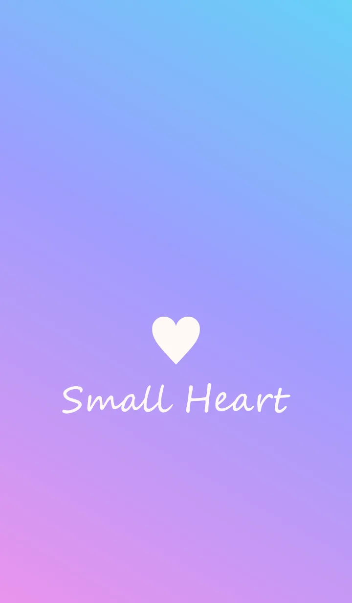 [LINE着せ替え] Small Heart *Pink+Purple+Blue*の画像1