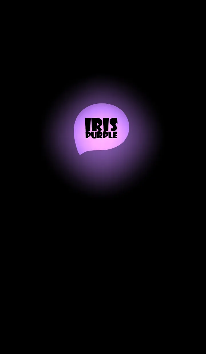 [LINE着せ替え] Iris Purple In Black v.10 (JP)の画像1