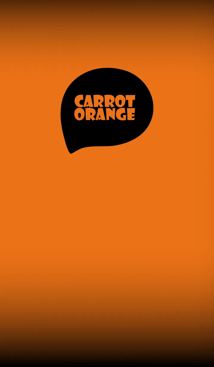 [LINE着せ替え] Carrot Orange  And Black Vr.10 (JP)の画像1