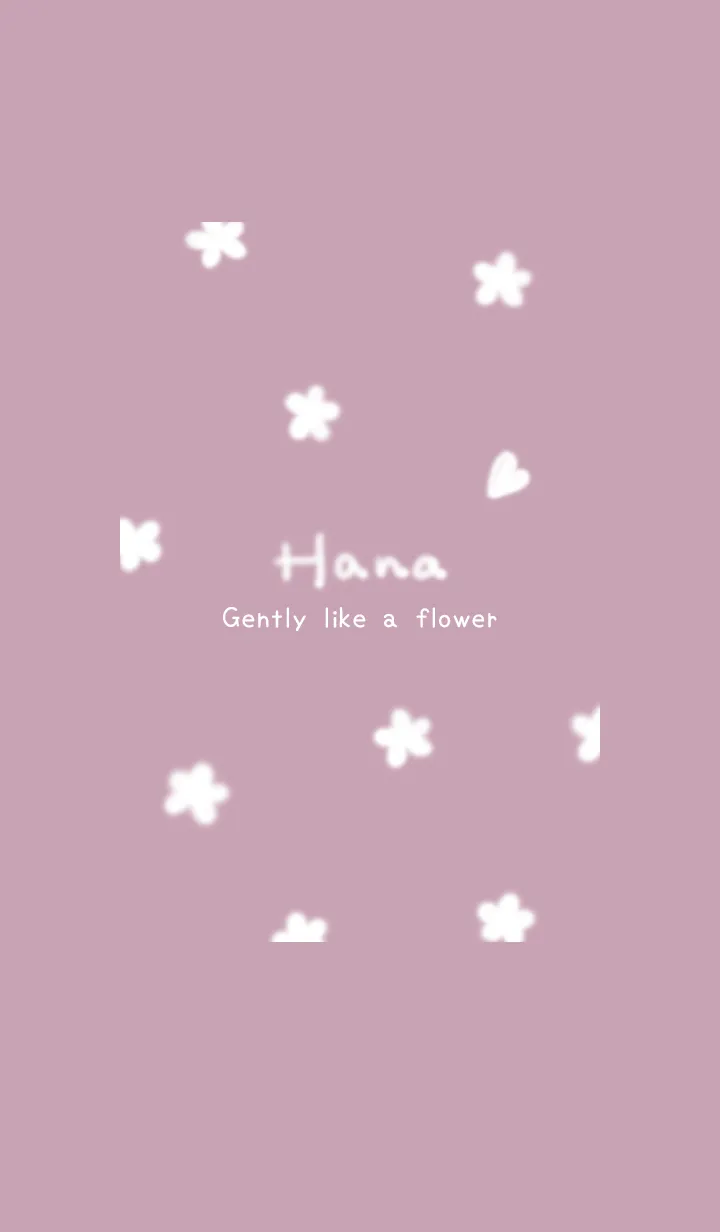 [LINE着せ替え] ～Hana♥ピンクパープル38_1～の画像1