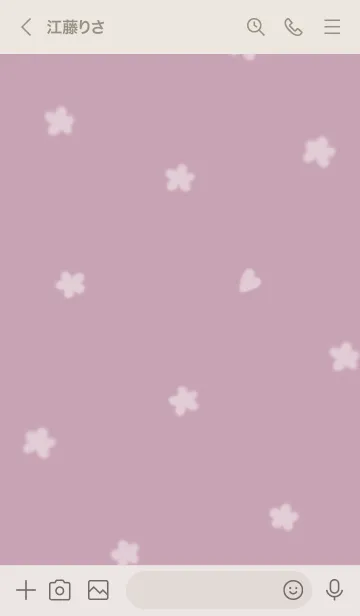 [LINE着せ替え] ～Hana♥ピンクパープル38_1～の画像3