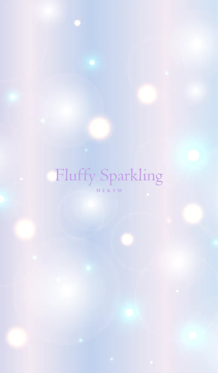 [LINE着せ替え] Fluffy Sparkling-MEKYM 34の画像1