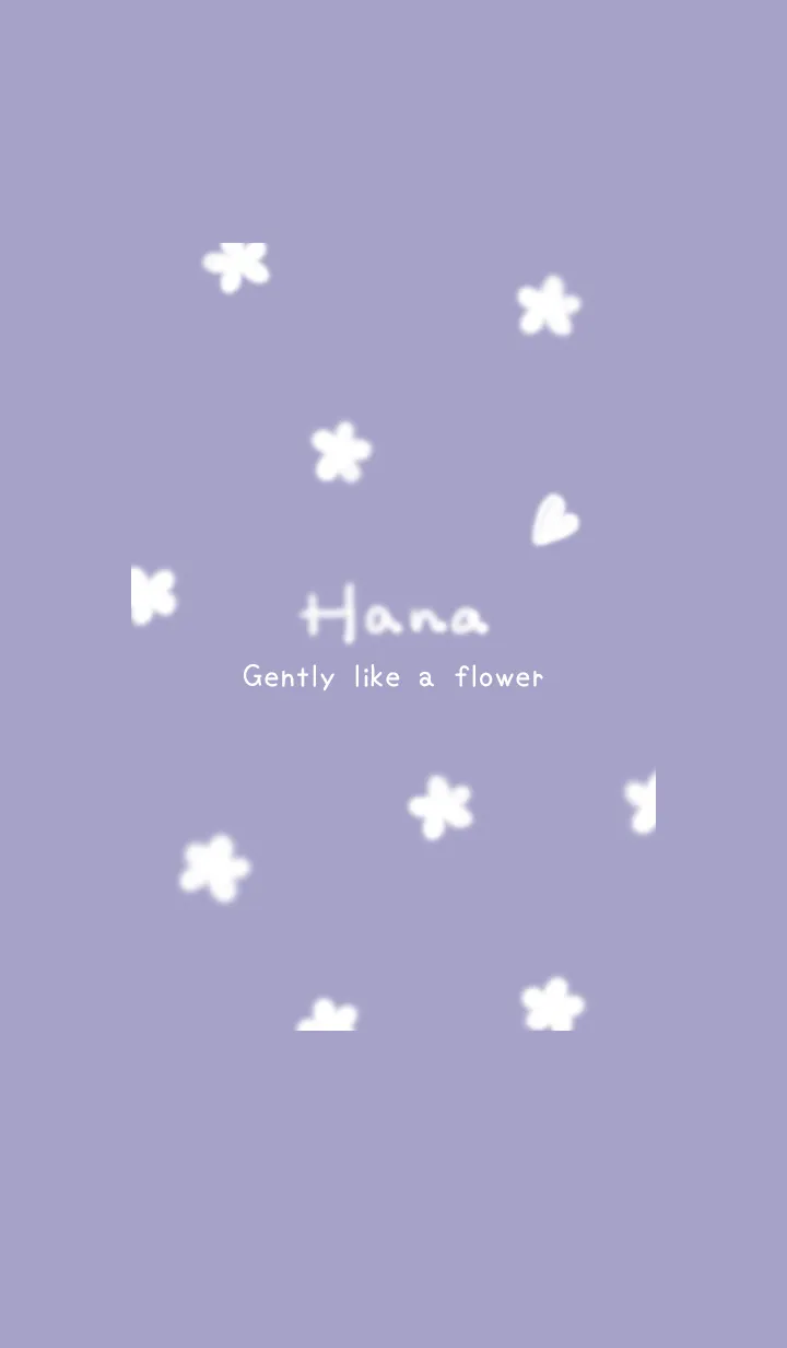 [LINE着せ替え] ～Hana♥パープル36_1～の画像1