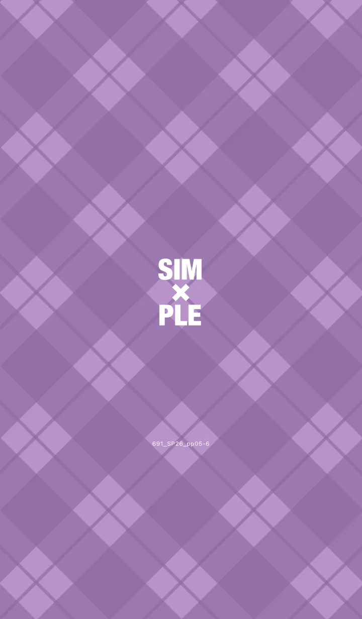 [LINE着せ替え] 691.26_パープル5-6の画像1