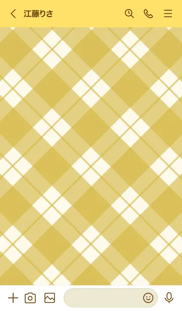 [LINE着せ替え] 691.26_イエロー4-6の画像3