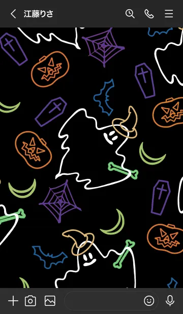 [LINE着せ替え] ネオンカラー ハロウィン 63の画像3