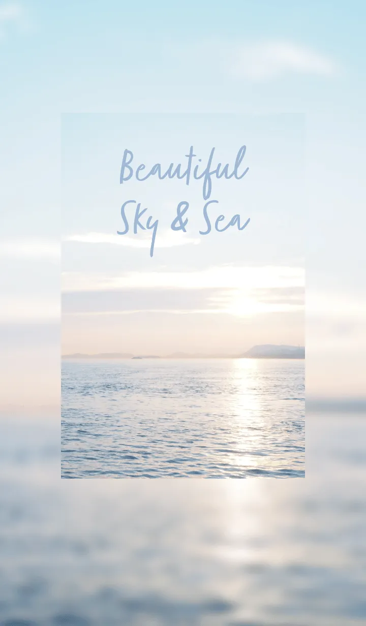 [LINE着せ替え] + *_ Beautiful Sky & Sea +*_+*の画像1