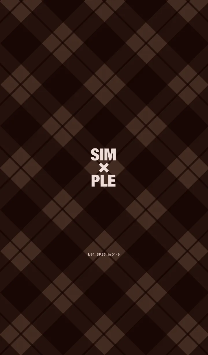 [LINE着せ替え] b91.25.ブラウン1-9の画像1