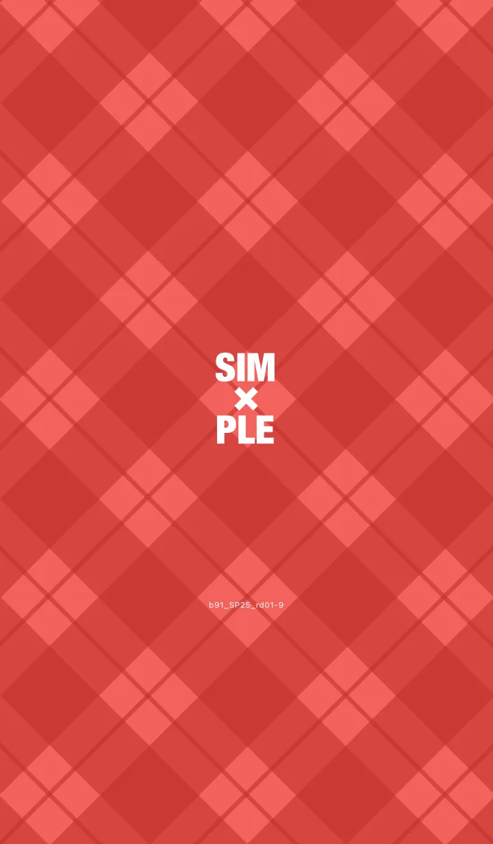 [LINE着せ替え] b91.25.レッド1-9の画像1