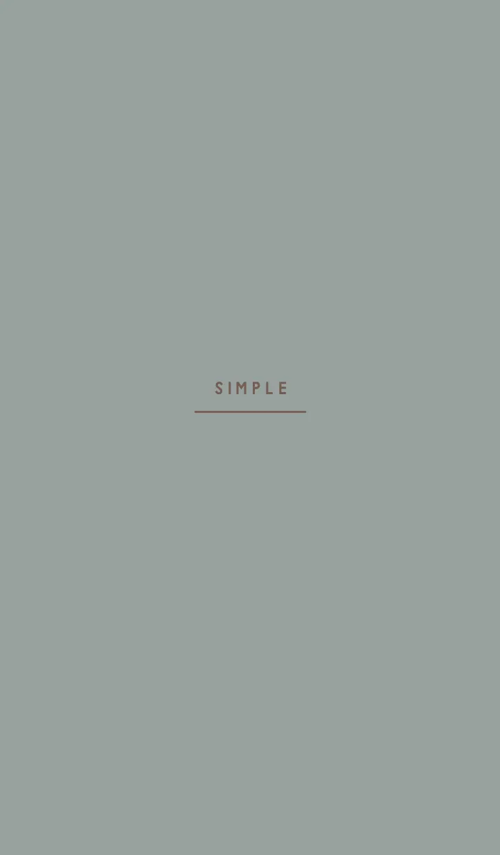 [LINE着せ替え] SIMPLE TEXT 001 #オリーブ グリーンの画像1