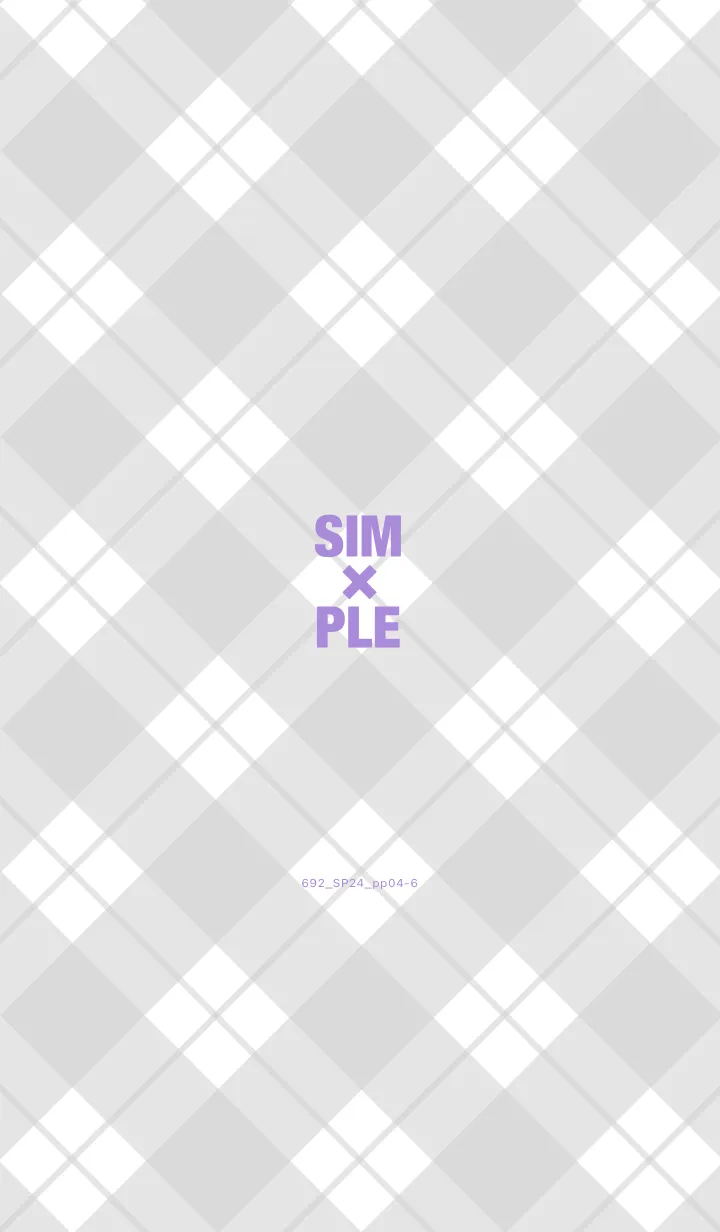 [LINE着せ替え] 692.24_パープル4-6の画像1