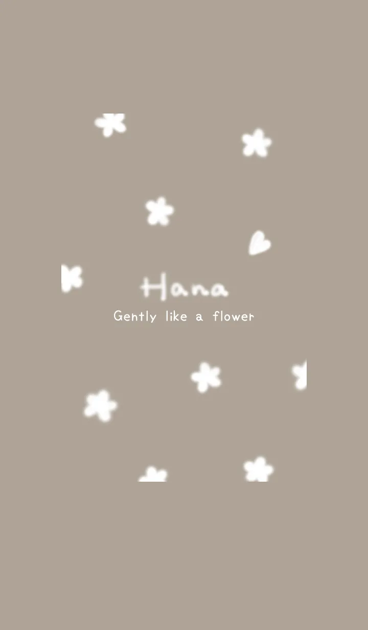 [LINE着せ替え] ～Hana♥ブラウン46_1～の画像1