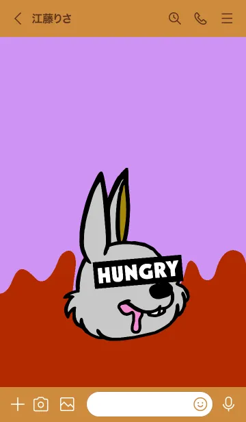 [LINE着せ替え] ハングリーラビット 38の画像3