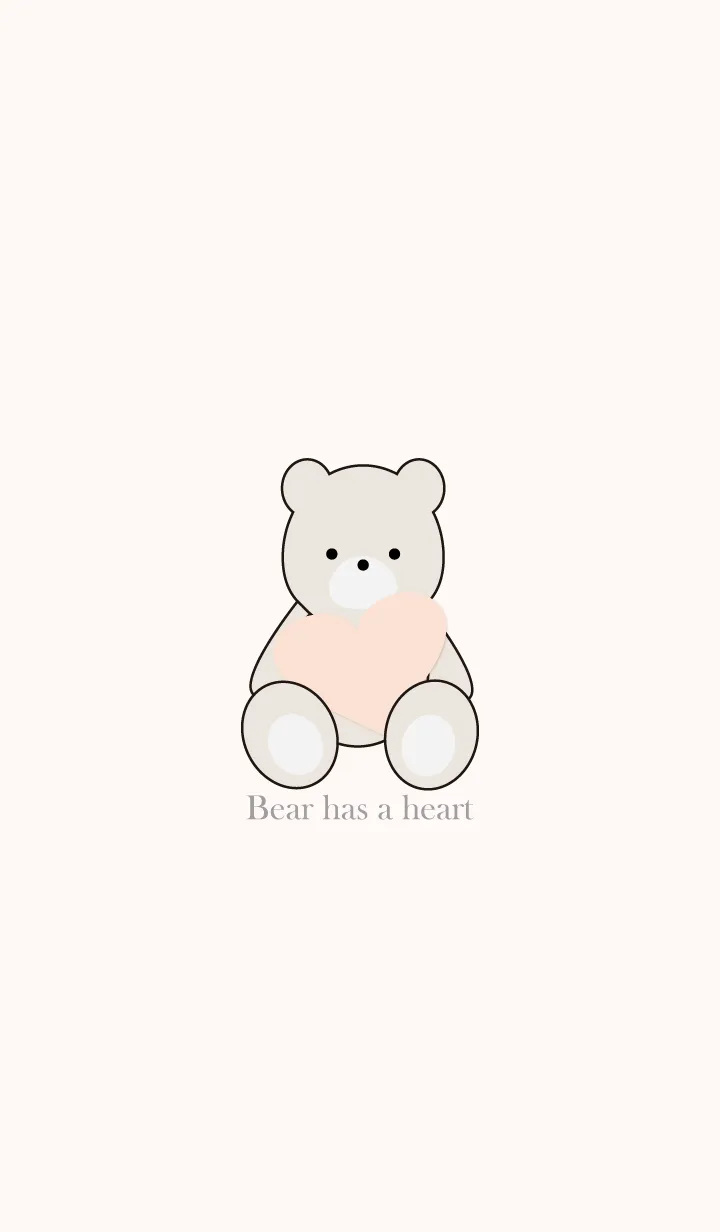 [LINE着せ替え] Bear has a heart 26の画像1