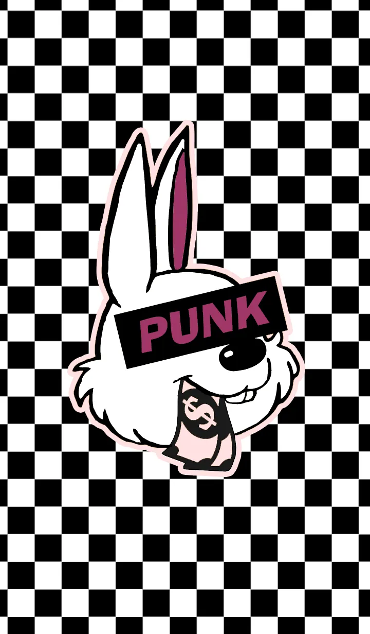 [LINE着せ替え] パンク ラビット 48の画像1