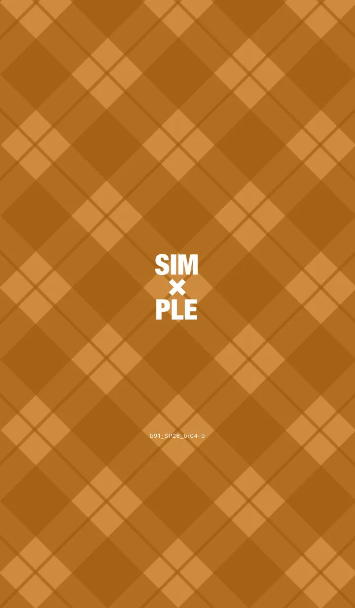 [LINE着せ替え] b91.26.ブラウン4-9の画像1