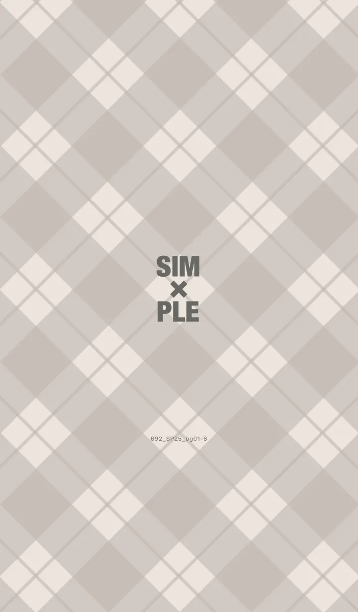 [LINE着せ替え] 692.25_ベージュ1-6の画像1