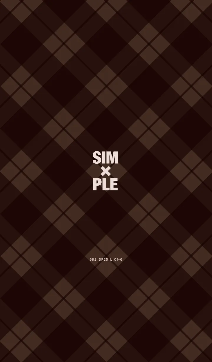 [LINE着せ替え] 692.25_ブラウン1-6の画像1