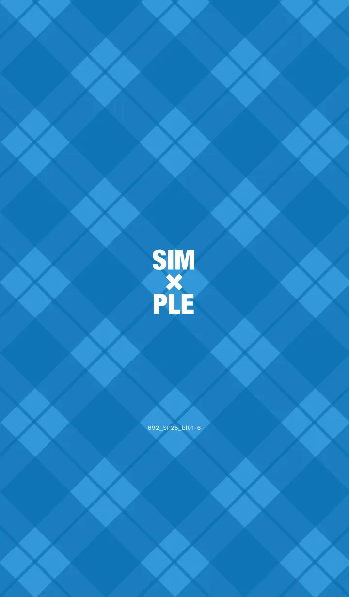 [LINE着せ替え] 692.25_ブルー1-6の画像1