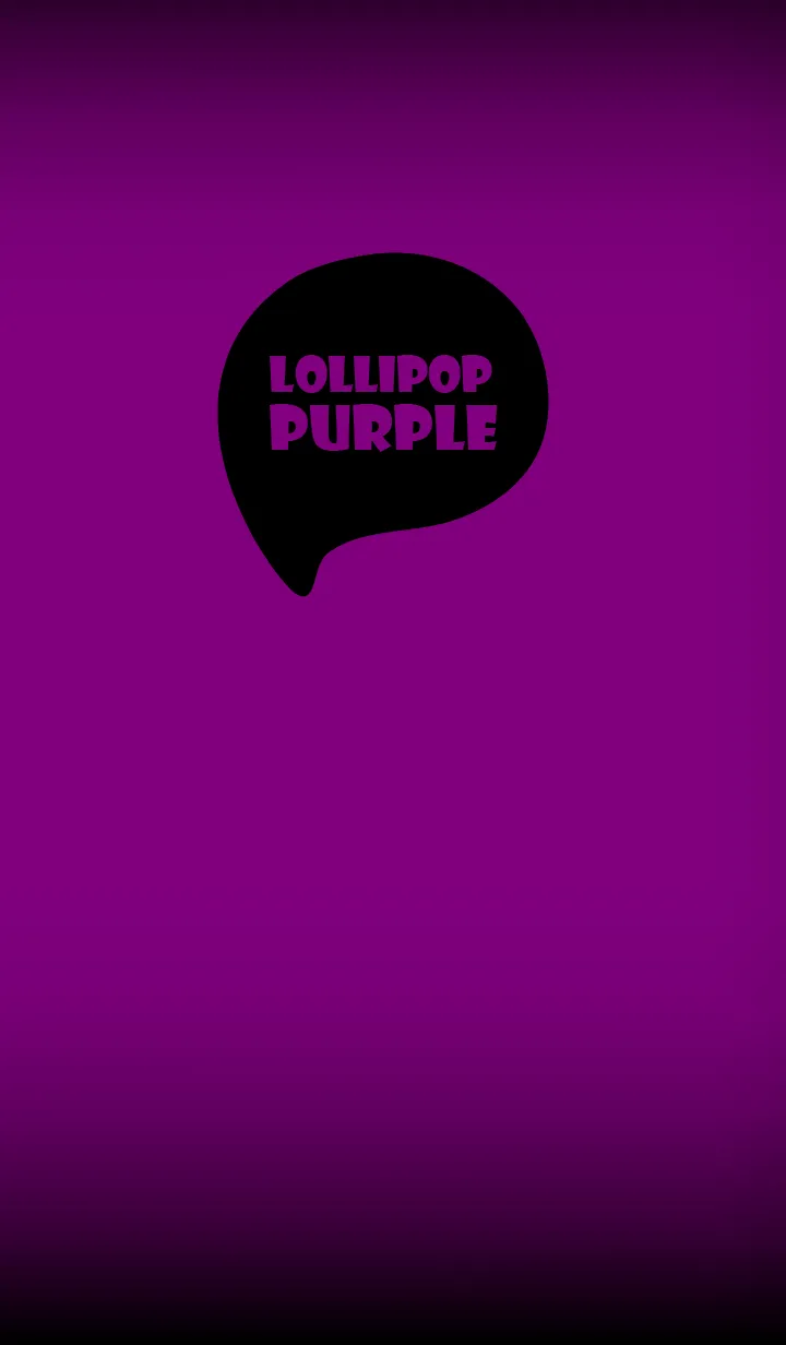 [LINE着せ替え] Lollipop Purple And Black Vr.9 (JP)の画像1