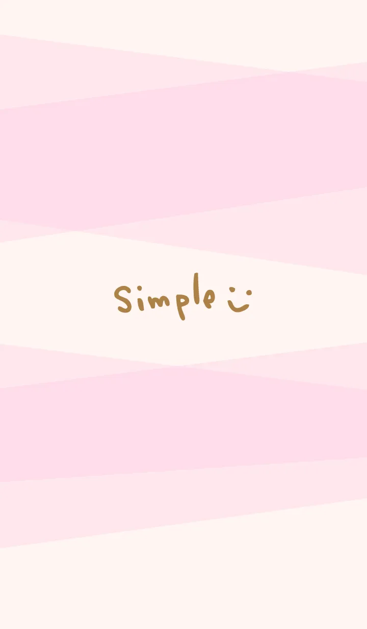 [LINE着せ替え] 色面構成 ピンク スマイル2の画像1