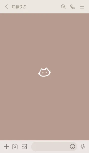 [LINE着せ替え] ～ゆるい猫2♥ブラウン11_1～の画像3