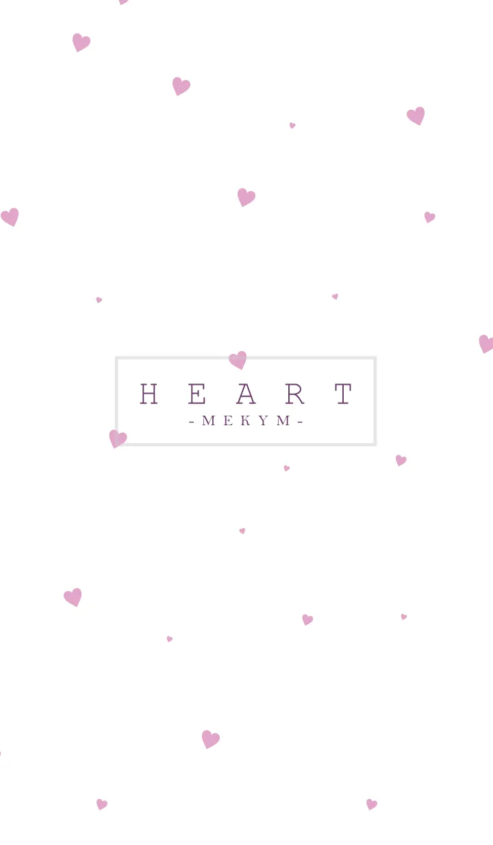 [LINE着せ替え] HEART-Pink.MEKYM 17の画像1