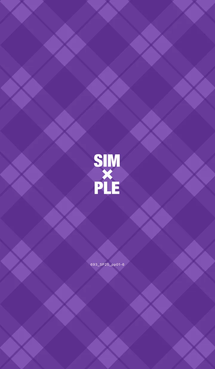 [LINE着せ替え] 693.25_パープル1-6の画像1