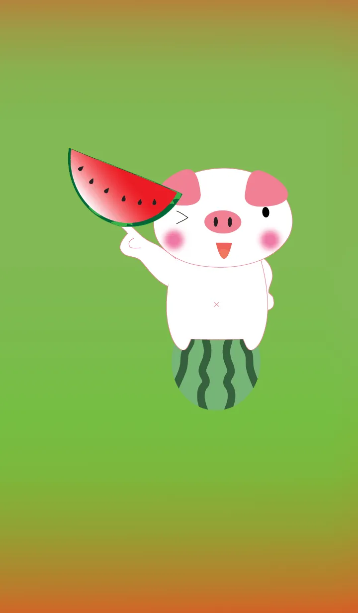 [LINE着せ替え] Simple Cute pig theme v.17 JPの画像1