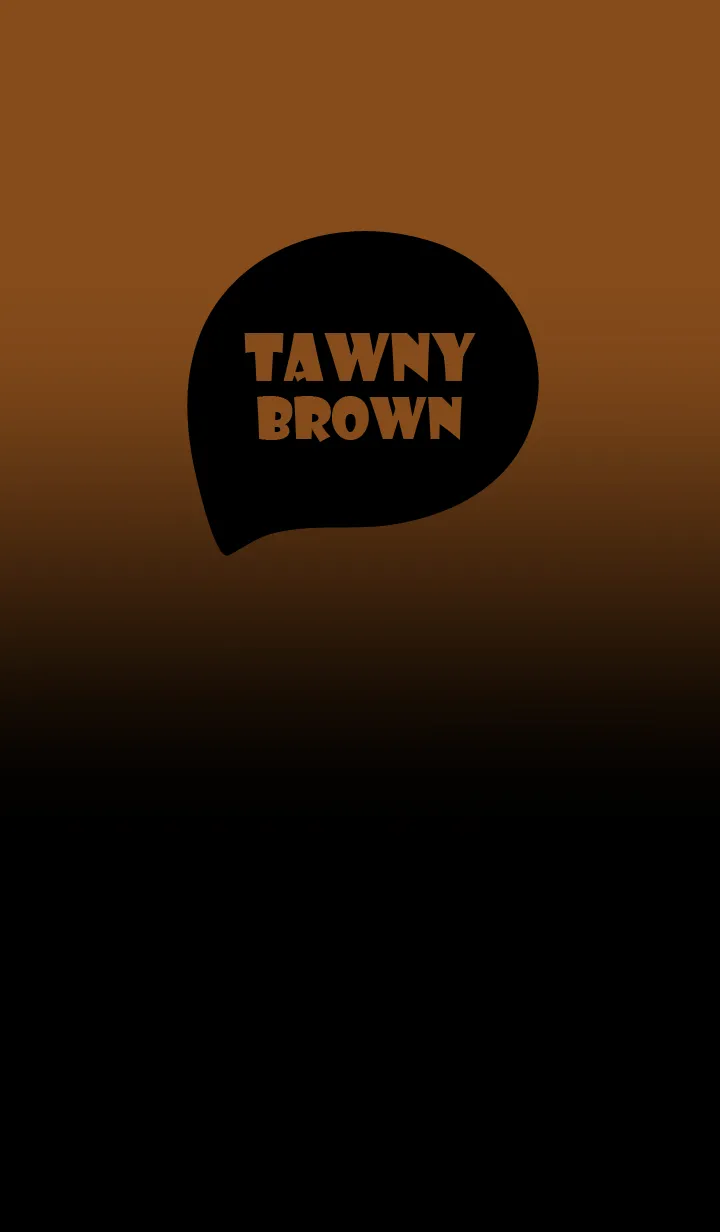 Black & Tawny Brown  Theme (JP)の着せ替えメイン画像